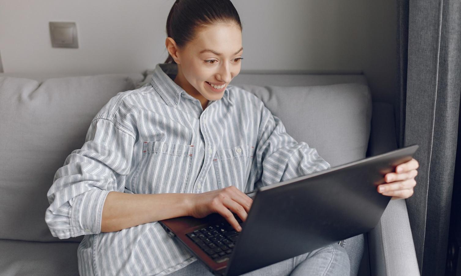 Professional financial analysis workspace with documents and digital tools